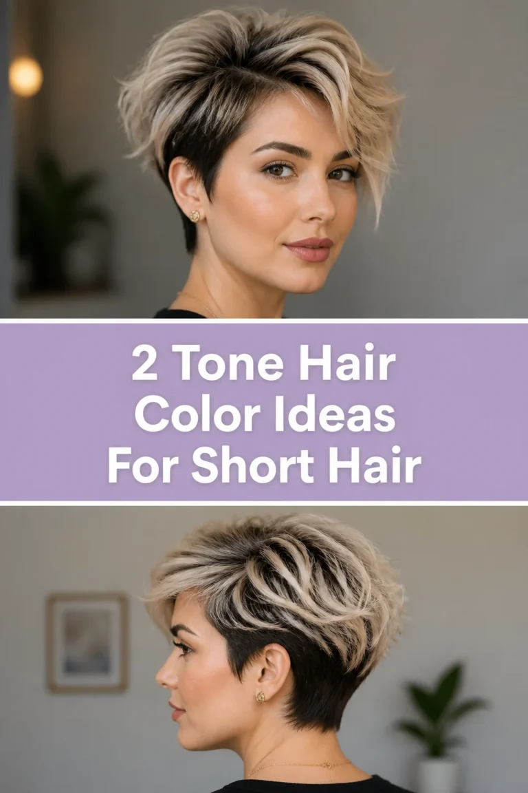 🎨 2 Tone Hair Color Ideas For Short Hair
