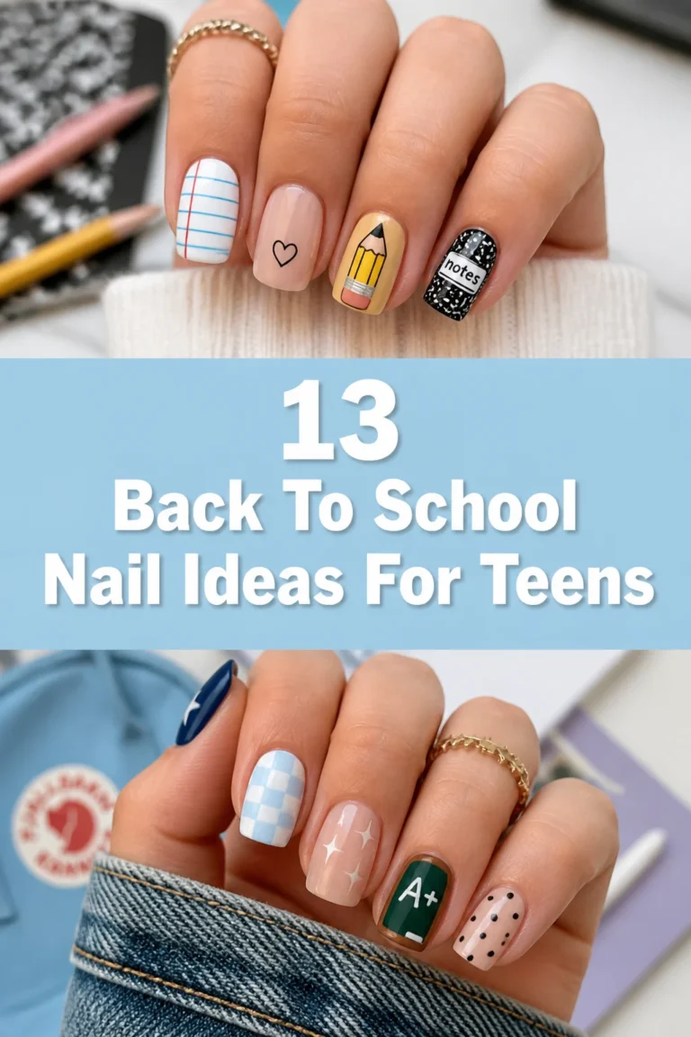💅 13 Back To School Nail Ideas For Teens