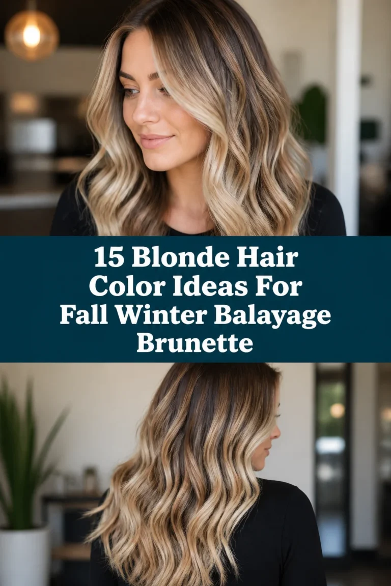 ✨ 15 Blonde Hair Color Ideas For Fall Winter Balayage Brunette