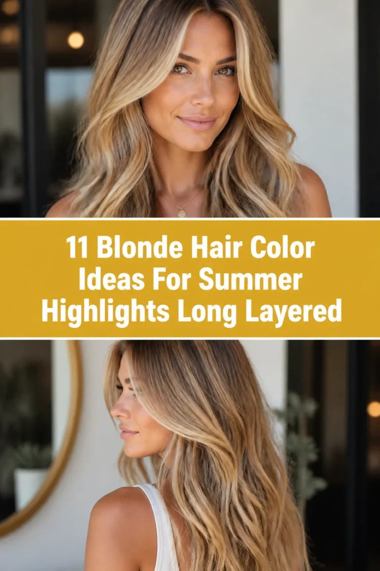 ☀️ 11 Blonde Hair Color Ideas For Summer Highlights Long Layered