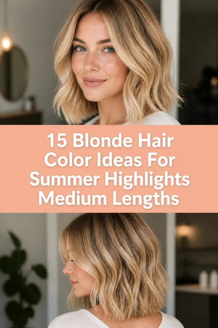 ☀️ 15 Blonde Hair Color Ideas For Summer Highlights Medium Lengths