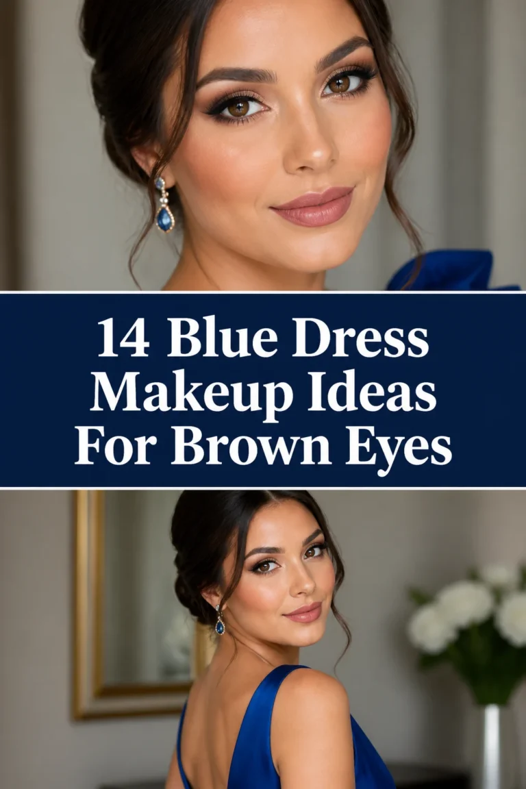 💙 14 Blue Dress Makeup Ideas For Brown Eyes