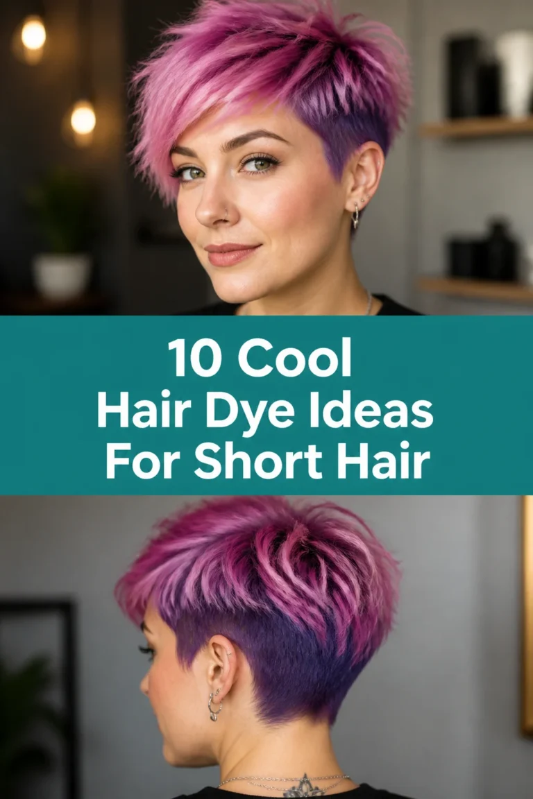 🌈 10 Cool Hair Dye Ideas For Short Hair