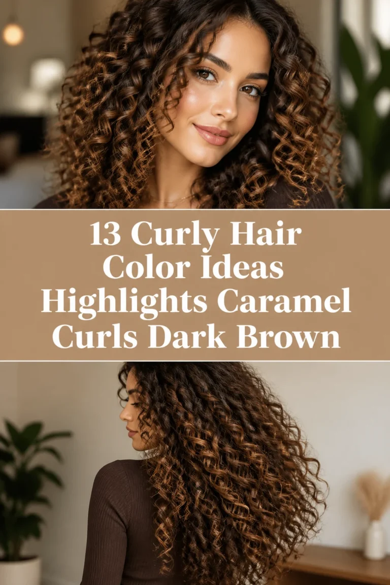 ✨ 13 Curly Hair Color Ideas Highlights Caramel Curls Dark Brown