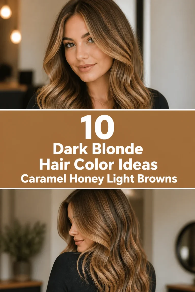 ✨ 10 Dark Blonde Hair Color Ideas Caramel Honey Light Browns