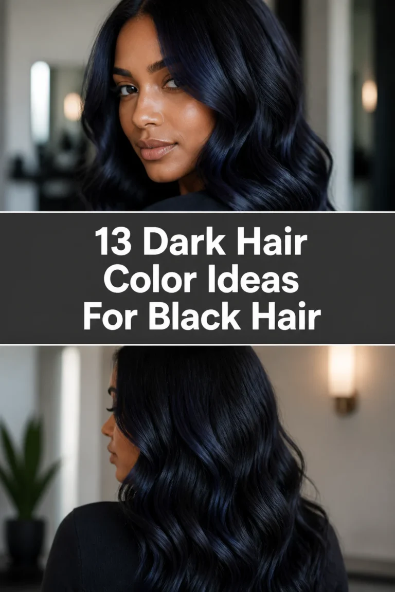 🎨 13 Dark Hair Color Ideas For Black Hair
