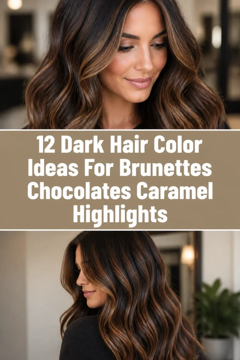 🍫 12 Dark Hair Color Ideas For Brunettes Chocolates Caramel Highlights