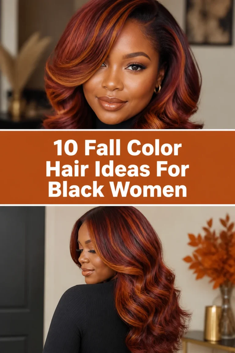 🍂 10 Fall Color Hair Ideas For Black Women