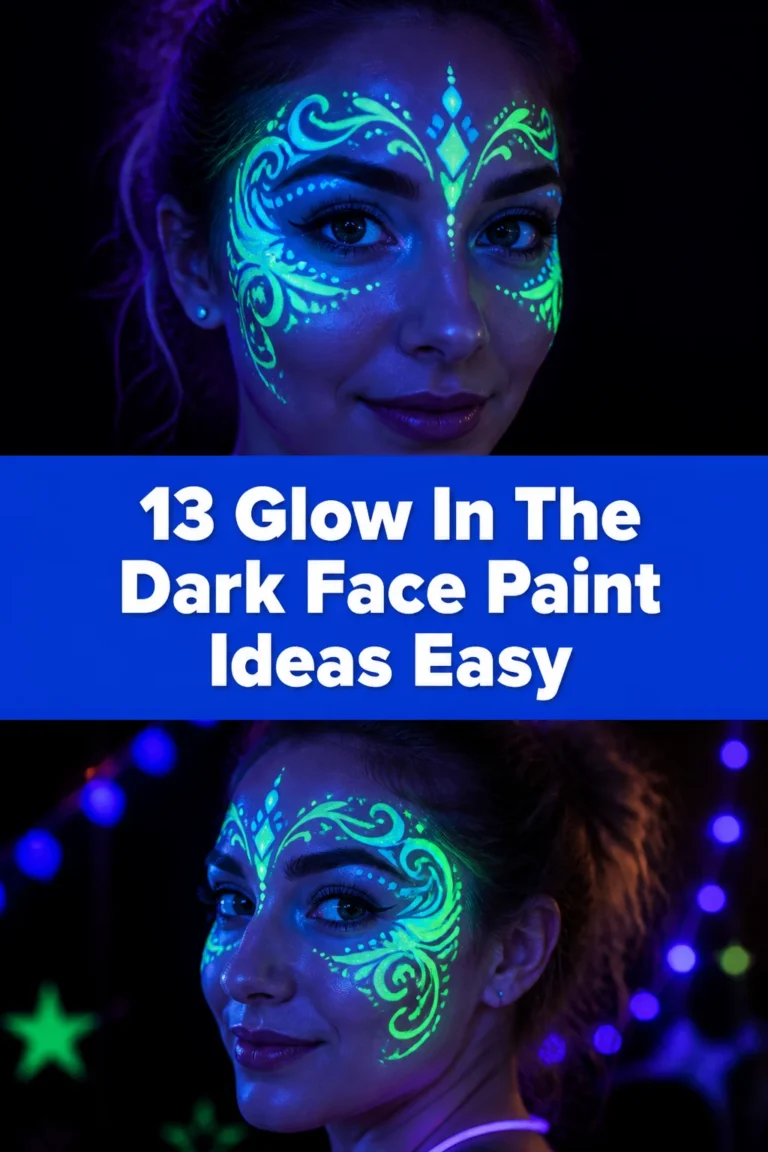 ✨ 13 Glow In The Dark Face Paint Ideas Easy