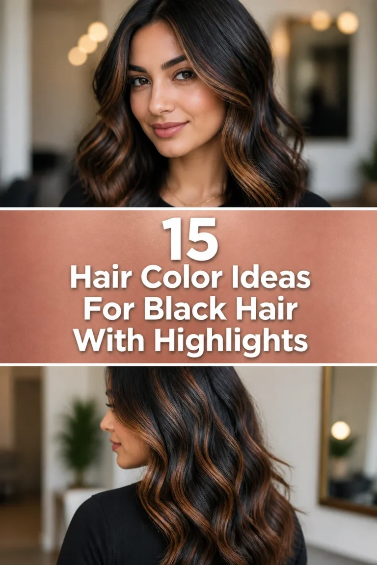 ✨ 15 Hair Color Ideas For Black Hair With Highlights