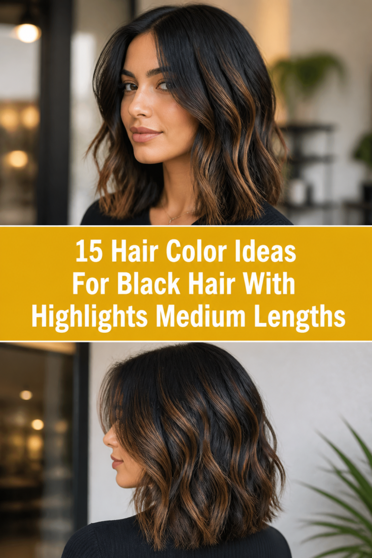 💇🏾 15 Hair Color Ideas For Black Hair With Highlights Medium Lengths