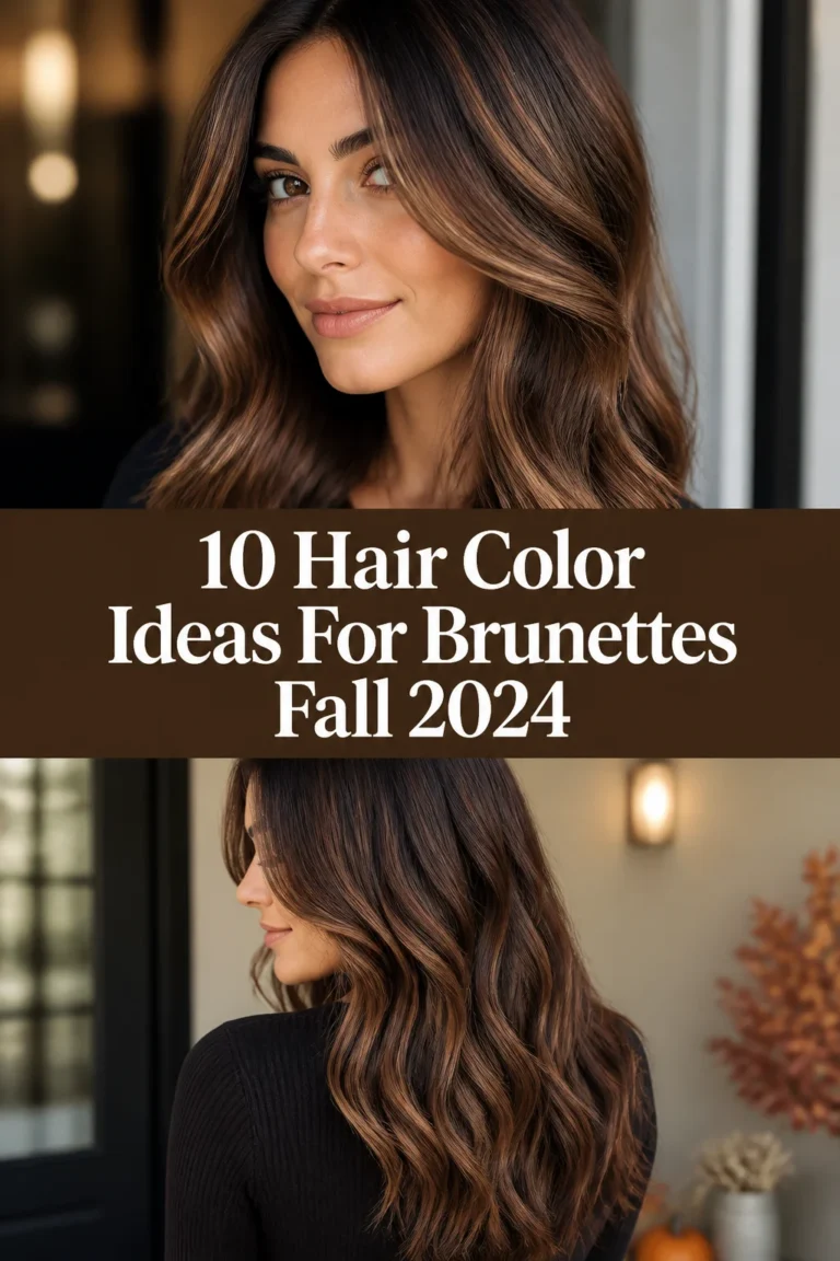 🍂 10 Hair Color Ideas For Brunettes Fall 2024