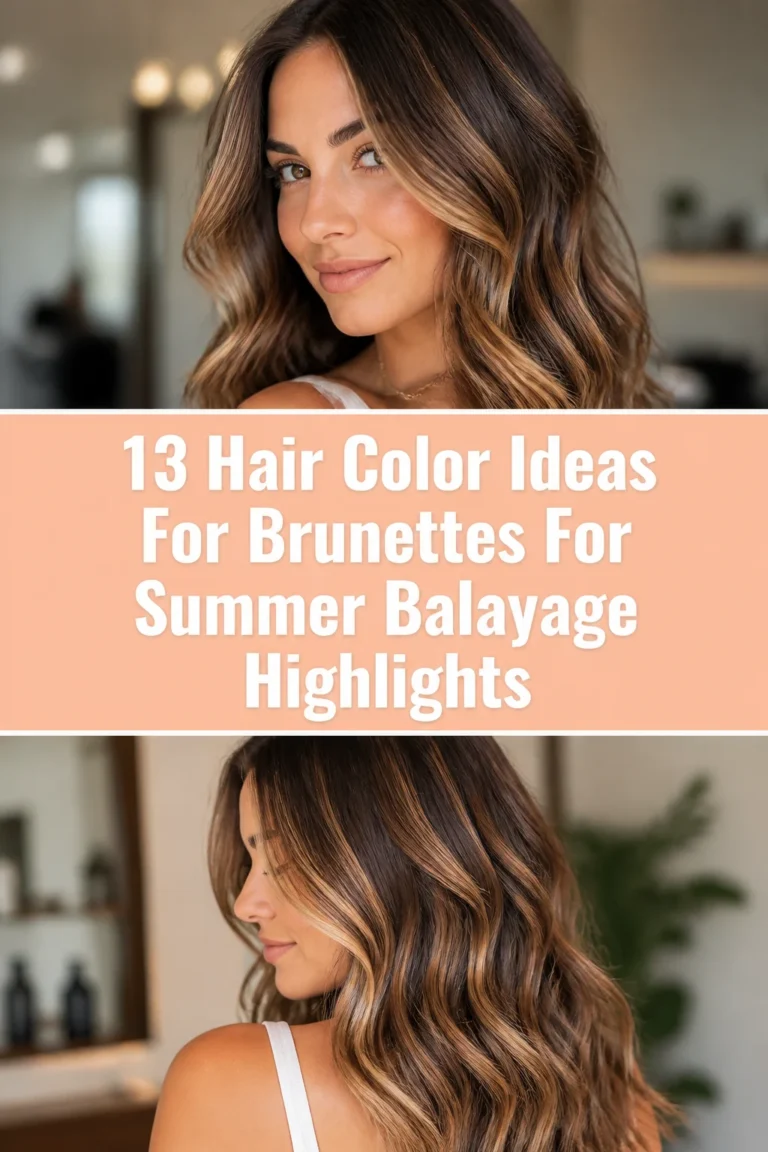 ☀️ 13 Hair Color Ideas For Brunettes For Summer Balayage Highlights