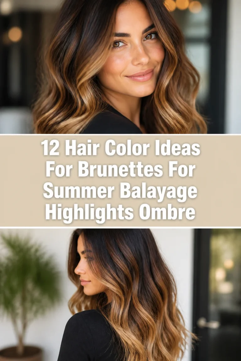 ✨ 12 Hair Color Ideas For Brunettes For Summer Balayage Highlights Ombre