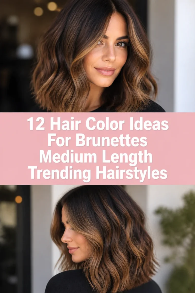 ✨ 12 Hair Color Ideas For Brunettes Medium Length Trending Hairstyles