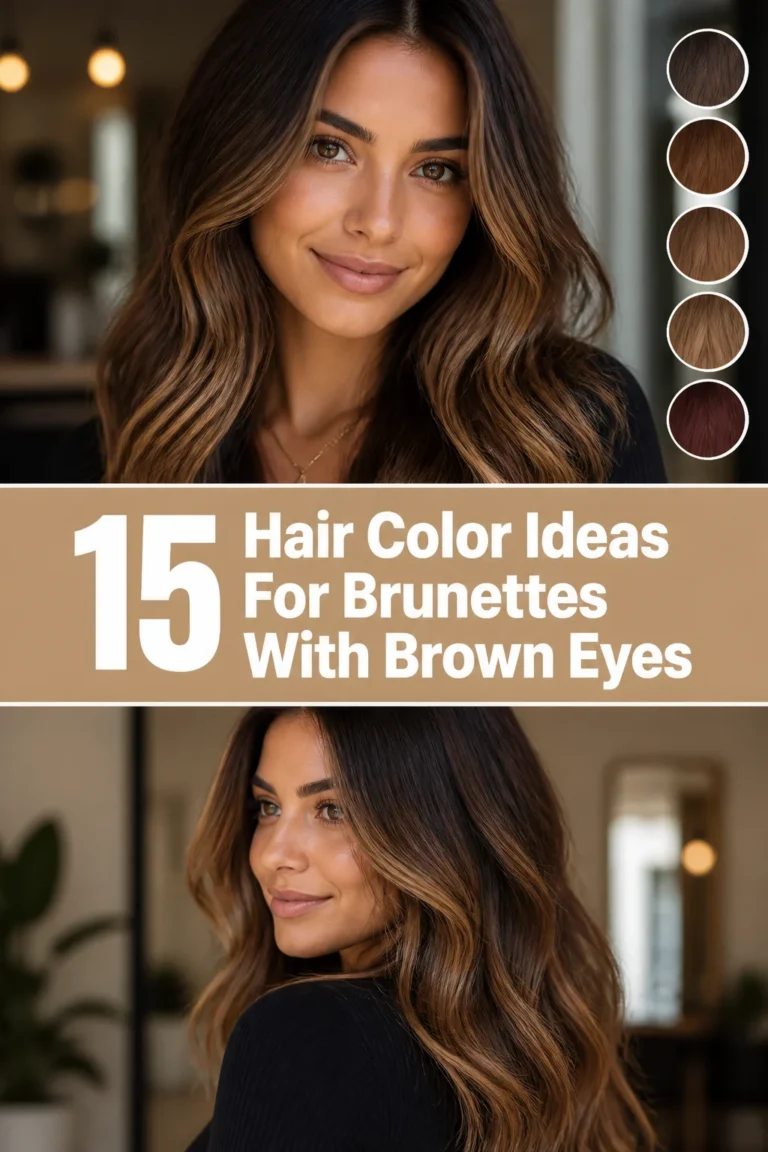 ✨ 15 Hair Color Ideas For Brunettes With Brown Eyes