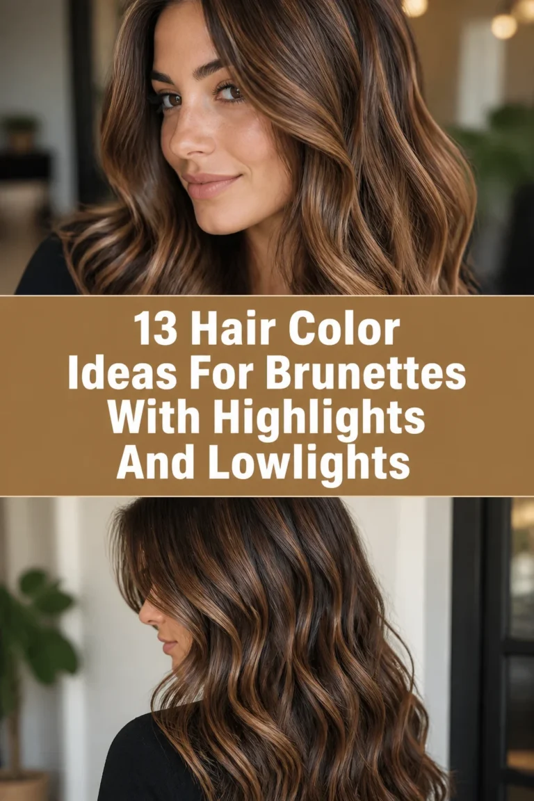 💁 13 Hair Color Ideas For Brunettes With Highlights And Lowlights