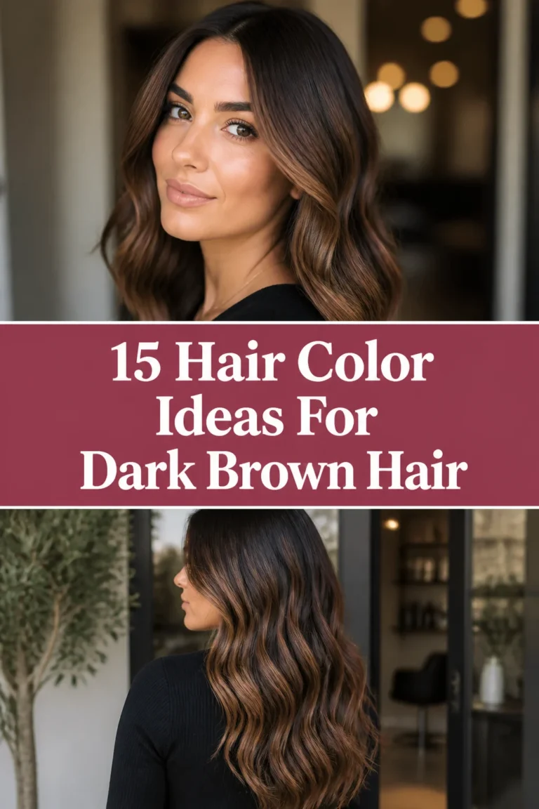 ⭐ 15 Hair Color Ideas For Dark Brown Hair