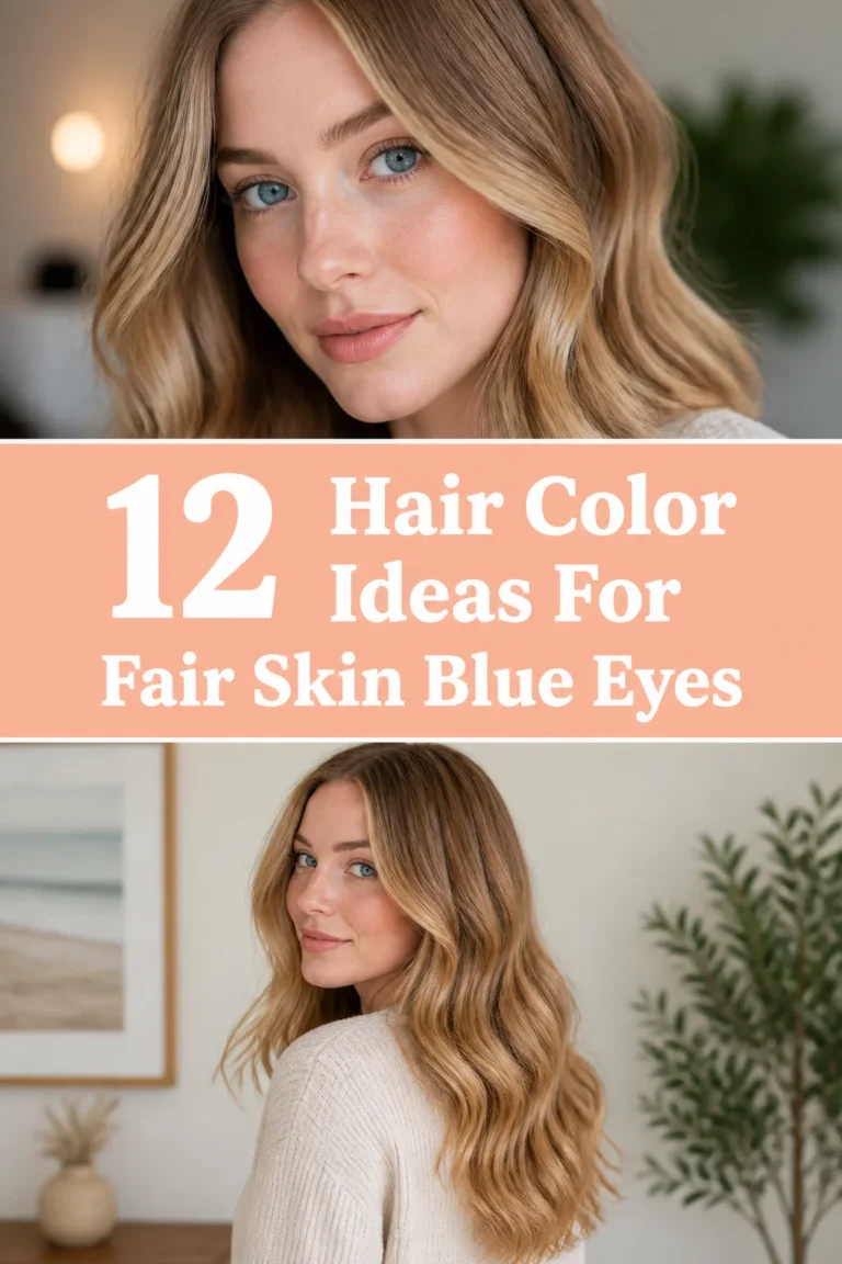 ✨ 12 Hair Color Ideas For Fair Skin Blue Eyes