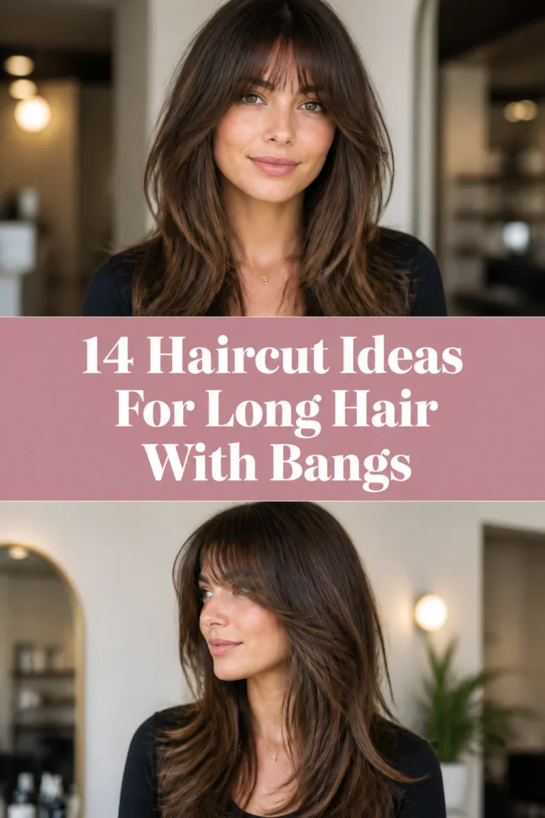 💇‍♀️ 14 Haircut Ideas For Long Hair With Bangs