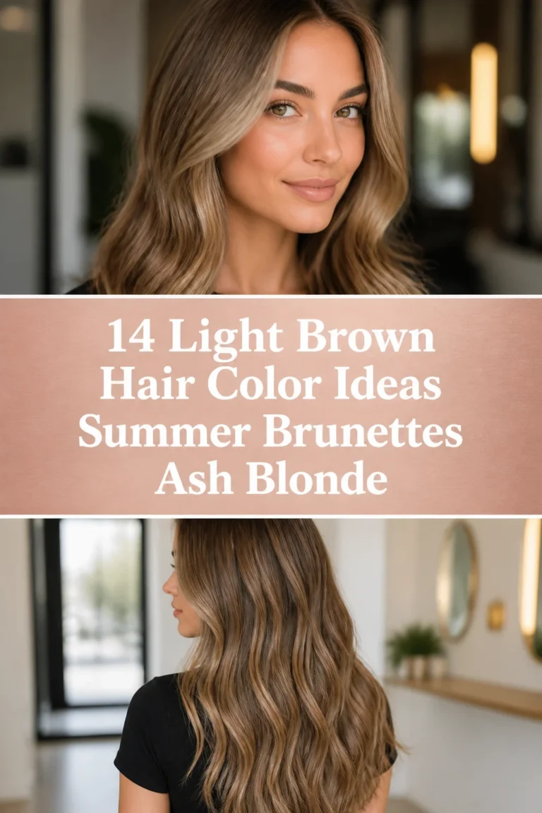💇‍♀️ 14 Light Brown Hair Color Ideas Summer Brunettes Ash Blonde