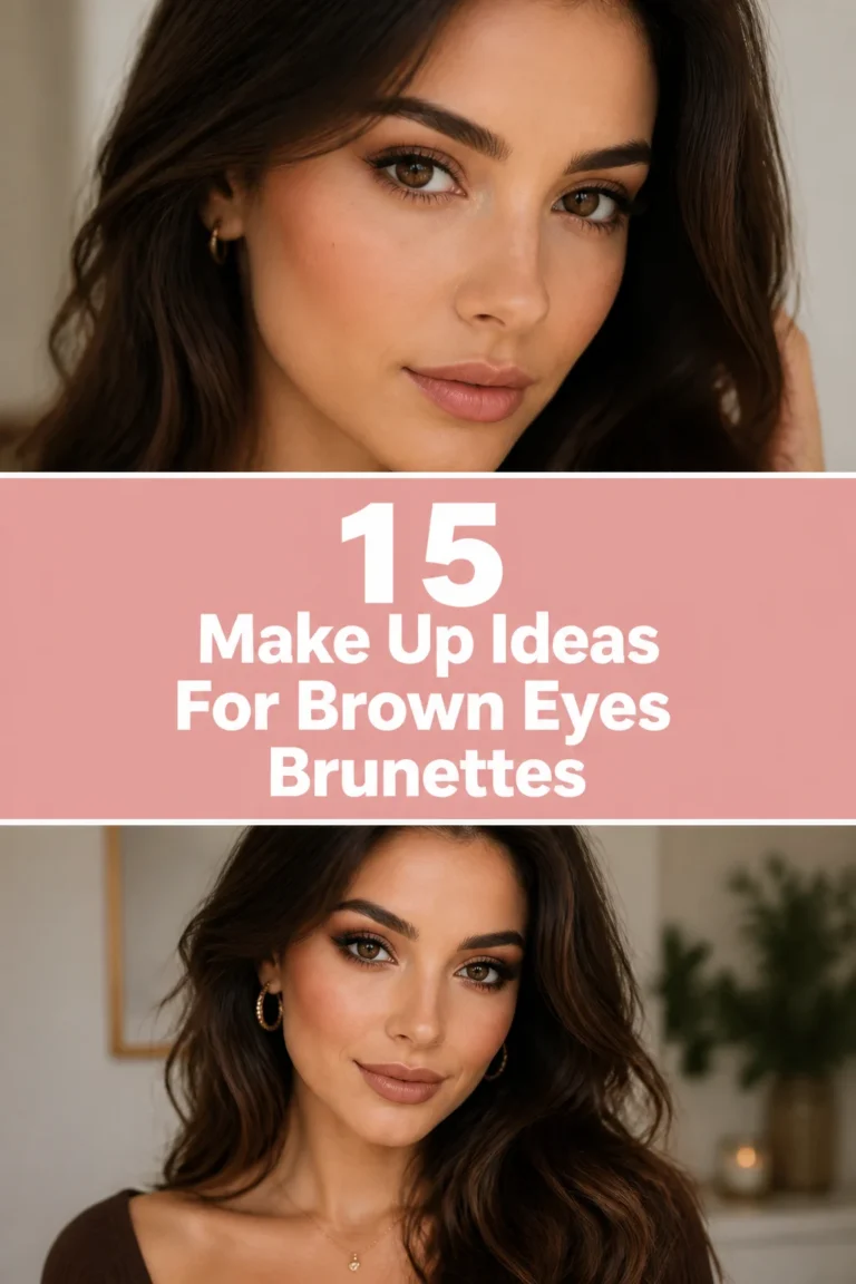 ✨ 15 Make Up Ideas For Brown Eyes Brunettes
