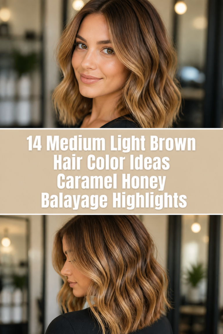 ✨ 14 Medium Light Brown Hair Color Ideas Caramel Honey Balayage Highlights