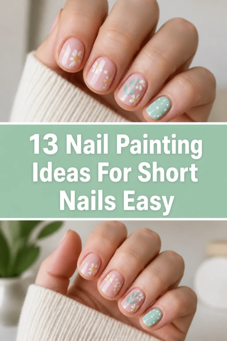 💅 13 Nail Painting Ideas For Short Nails Easy