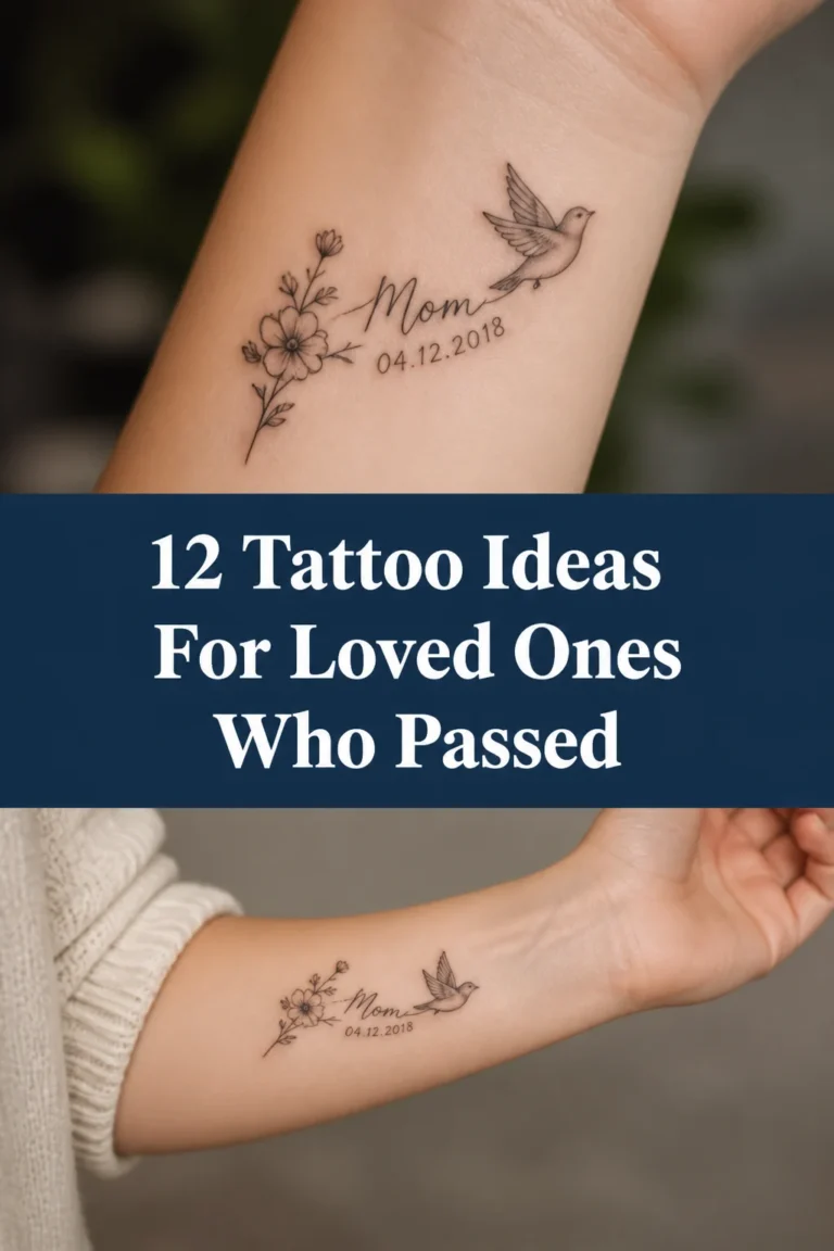 🕊️ 12 Tattoo Ideas For Loved Ones Who Passed