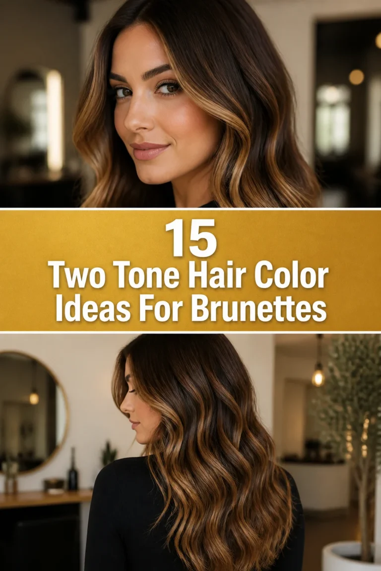 ✨ 15 Two Tone Hair Color Ideas For Brunettes