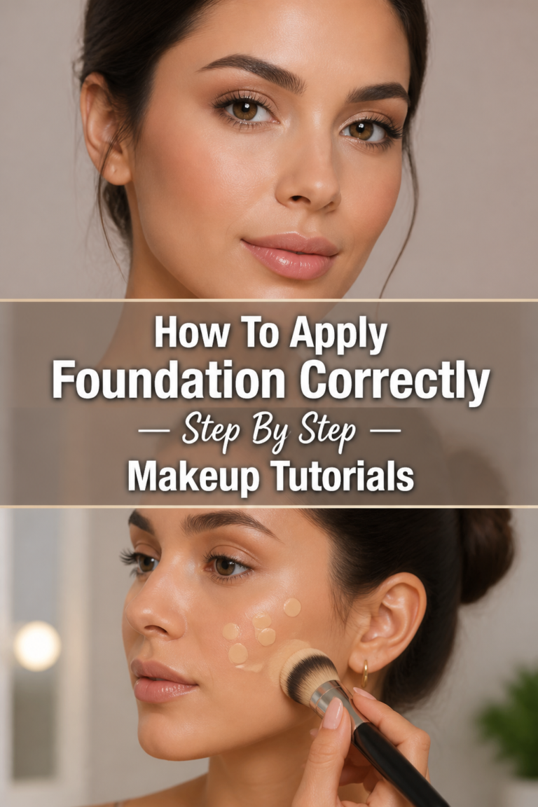 ✨ How To Apply Foundation Correctly Step By Step Makeup Tutorials