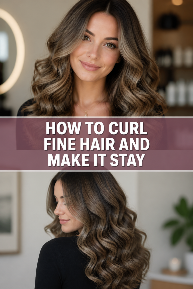 ✨ How To Curl Fine Hair And Make It Stay