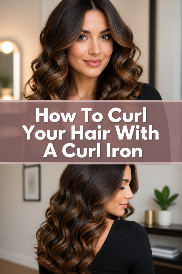 💇‍♀️ How To Curl Your Hair With A Curl Iron