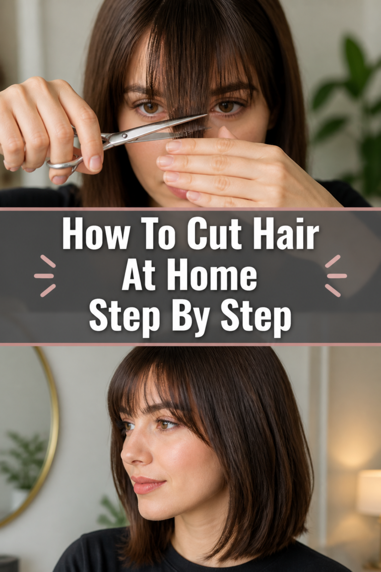 ✂️ How To Cut Hair At Home Step By Step