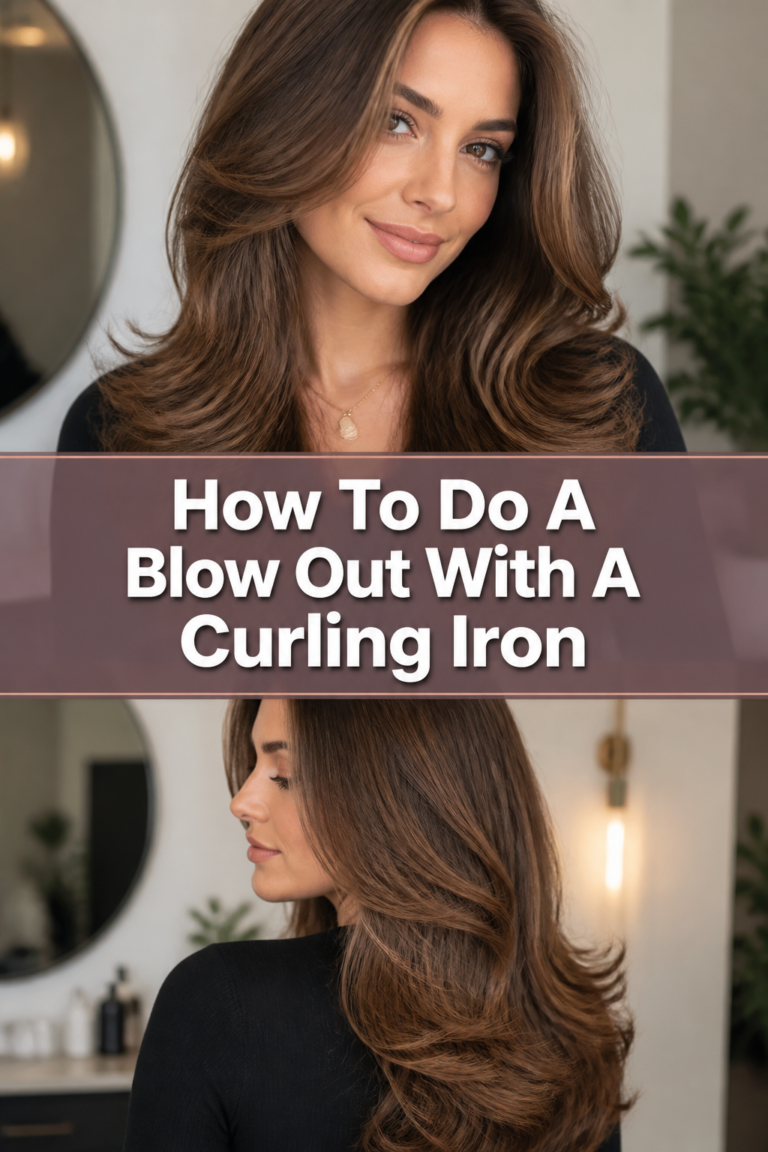 💇‍♀️ How To Do A Blow Out With A Curling Iron