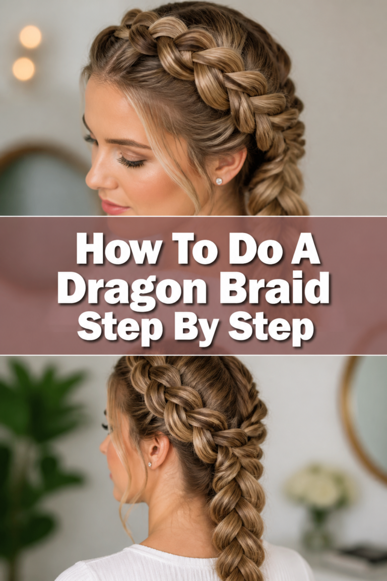 🐉 How To Do A Dragon Braid Step By Step