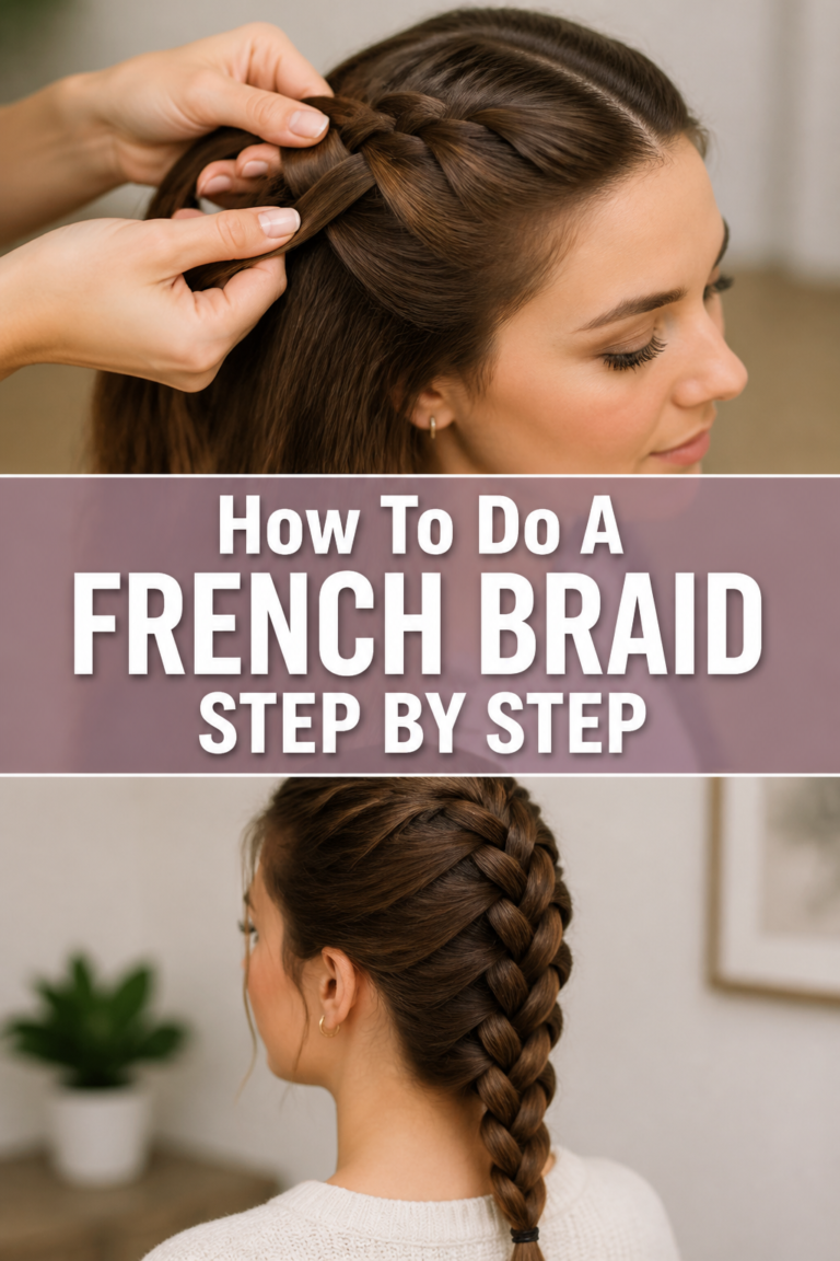 💇 How To Do A French Braid Step By Step