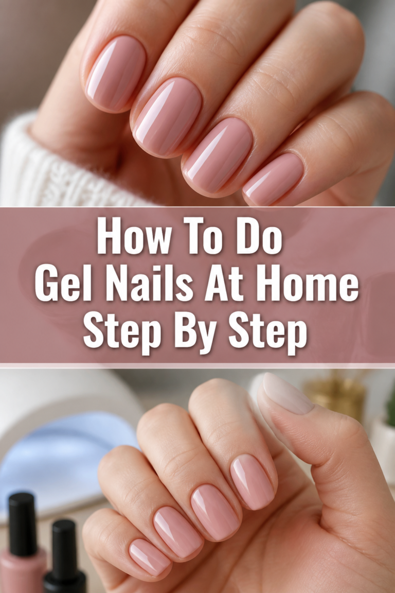 How To Do Gel Nails At Home Step By Step