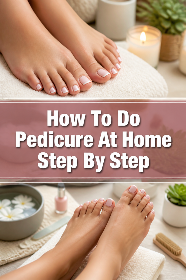 👣 How To Do Pedicure At Home Step By Step