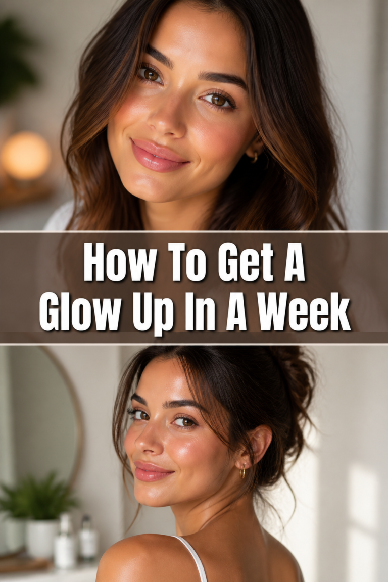✨ How To Get A Glow Up In A Week
