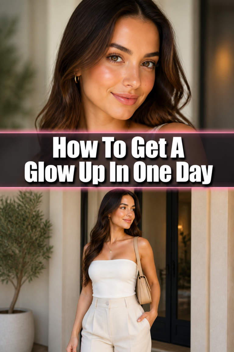 ✨ How To Get A Glow Up In One Day
