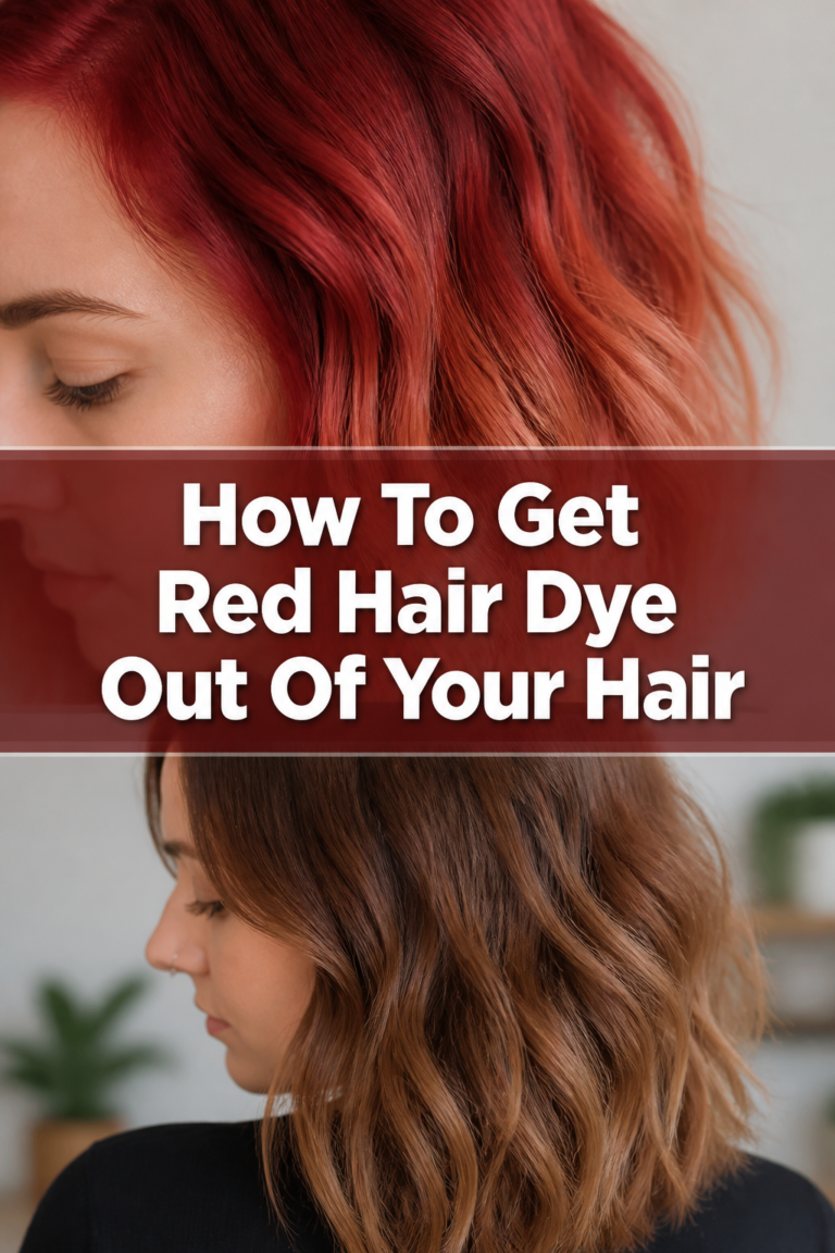 🎨 How To Get Red Hair Dye Out Of Your Hair
