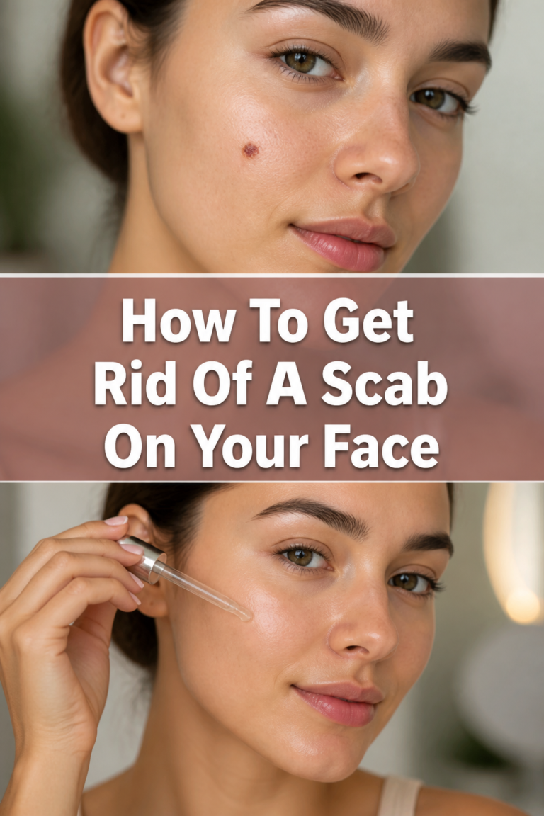 How To Get Rid Of A Scab On Your Face
