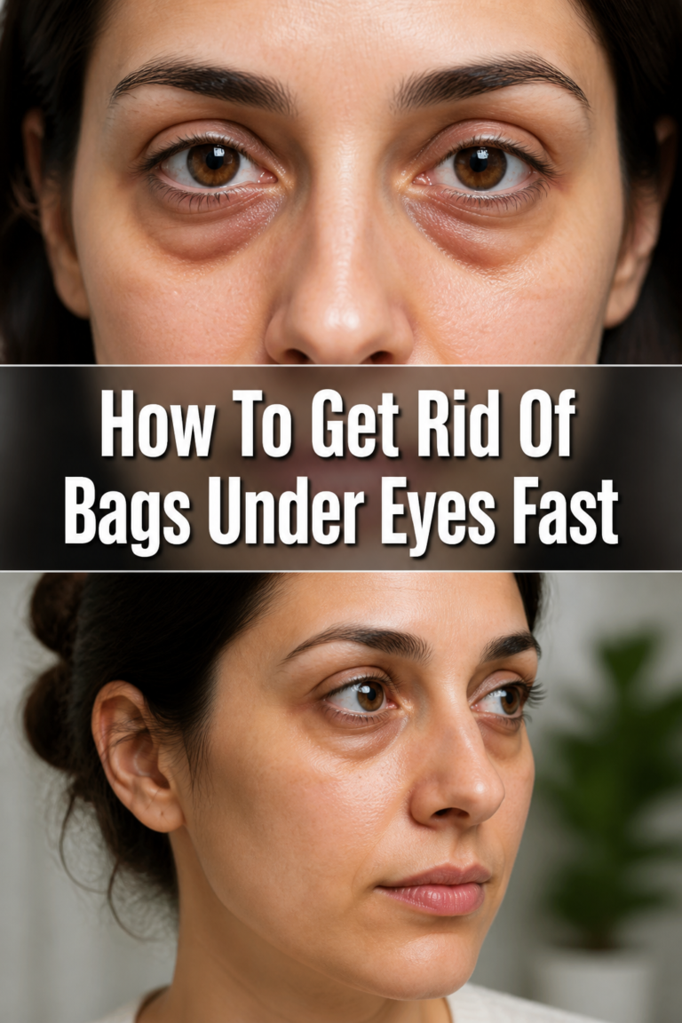 👀 How To Get Rid Of Bags Under Eyes Fast