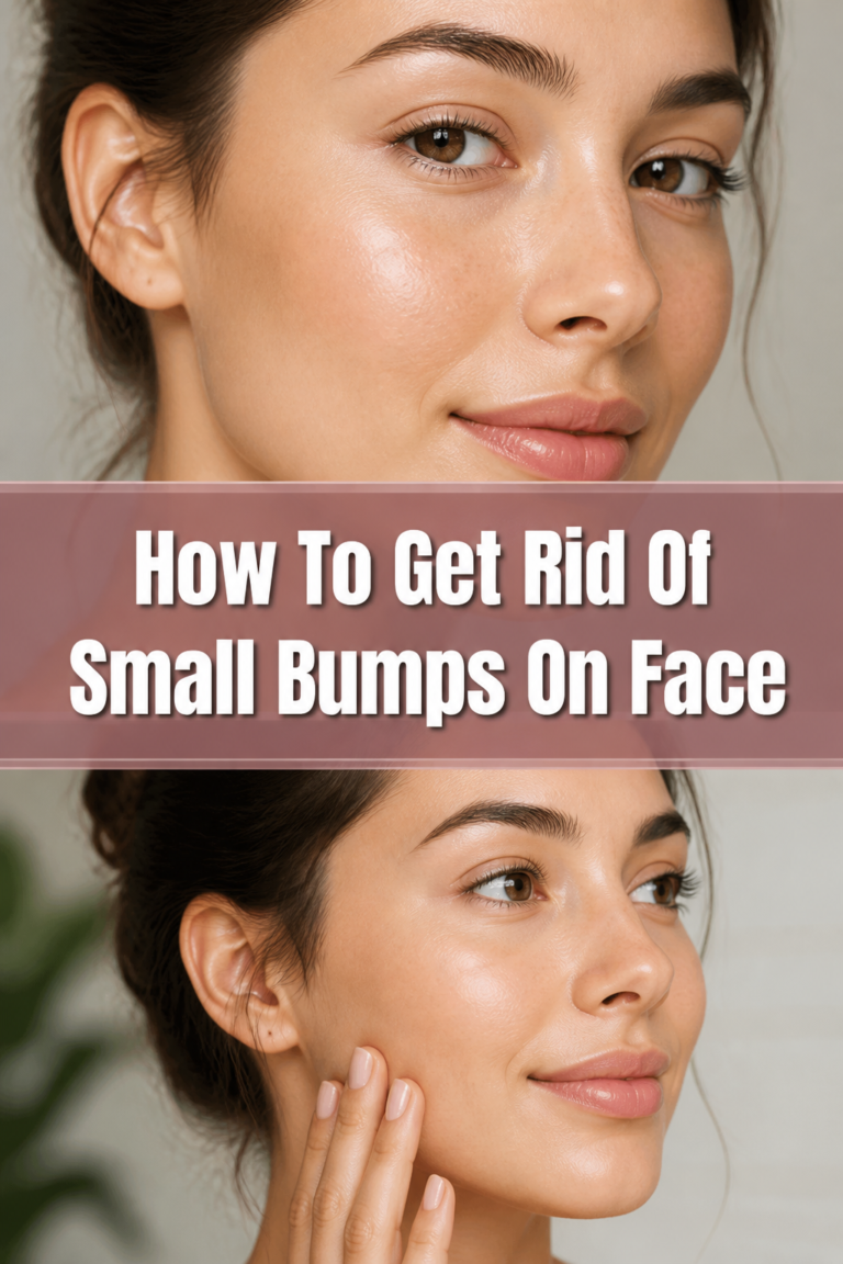 ✨ How To Get Rid Of Small Bumps On Face