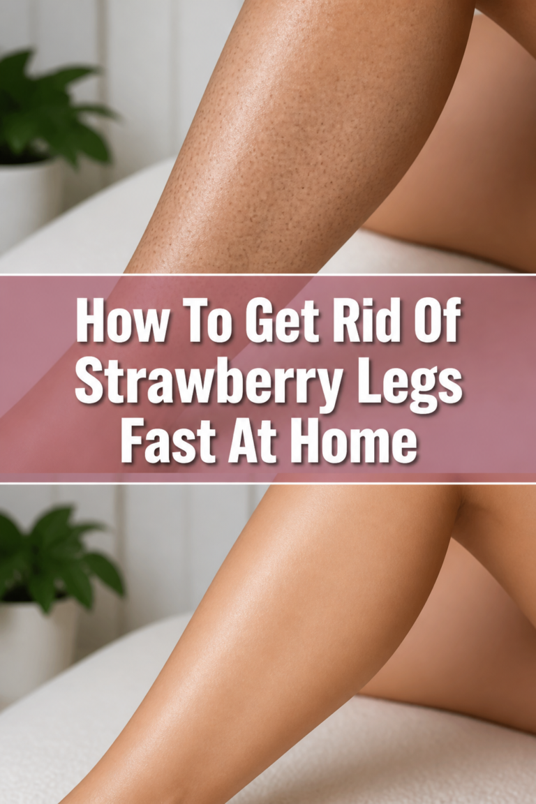 🍓 How To Get Rid Of Strawberry Legs Fast At Home