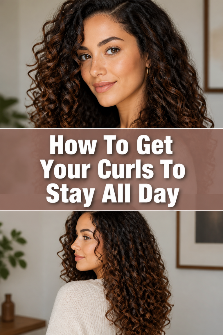 ➰ How To Get Your Curls To Stay All Day