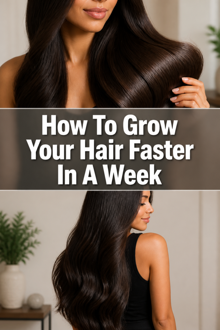🌱 How To Grow Your Hair Faster In A Week