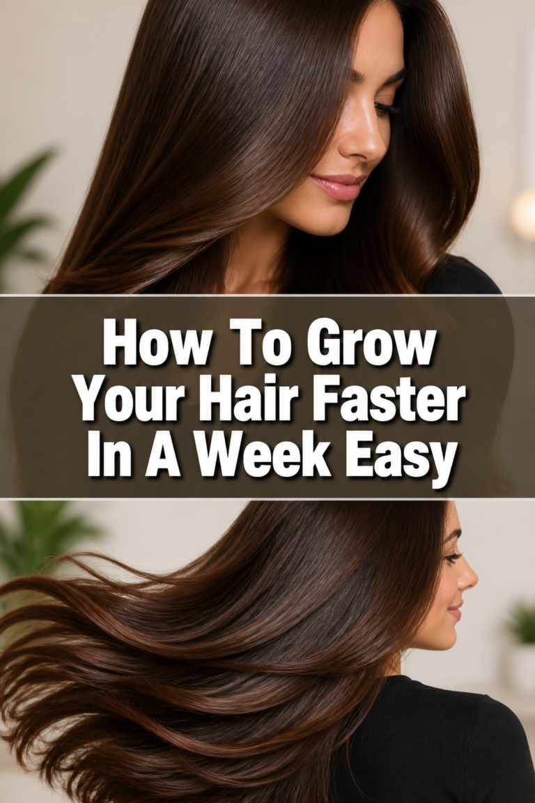 🌿 How To Grow Your Hair Faster In A Week Easy