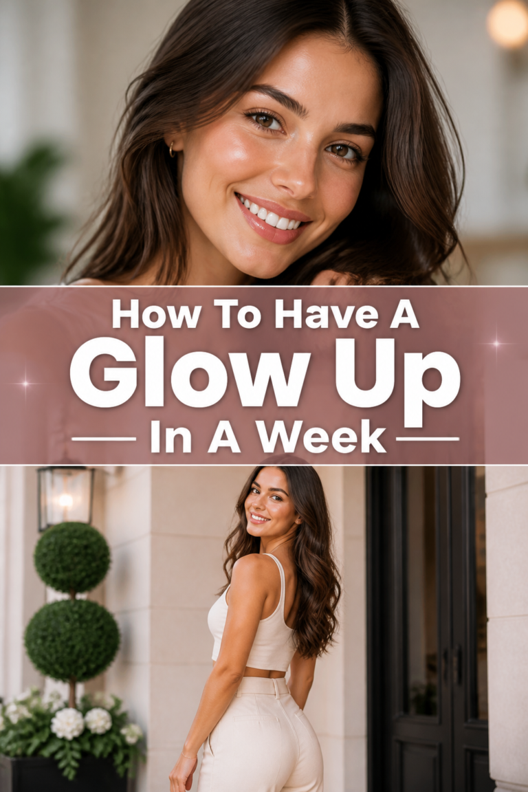 How To Have A Glow Up In A Week